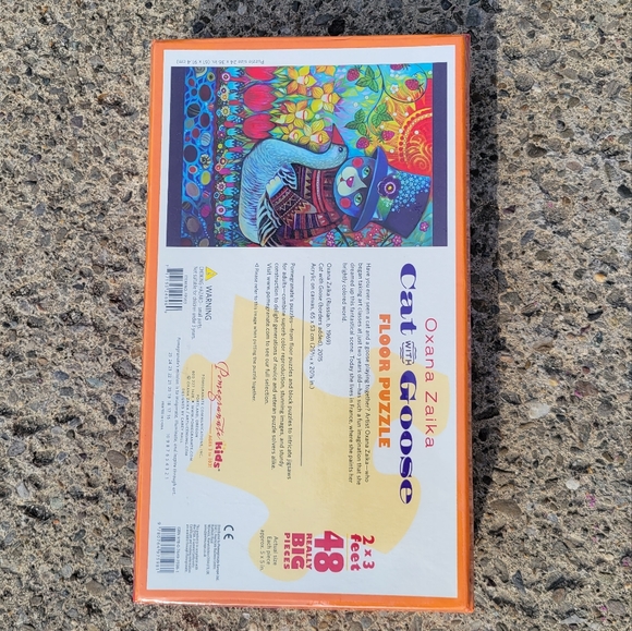 Cat with Goose floor puzzle - Picture 2 of 2